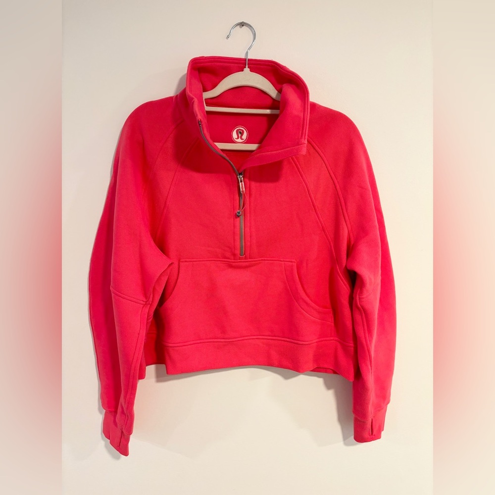 Lululemon Scuba Funnel Neck Half Zip Sweatshirt Size M/L